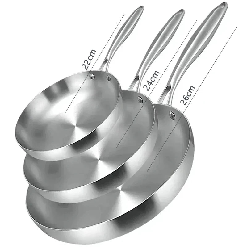 Pack Brigade - set de 3 poêles en inox